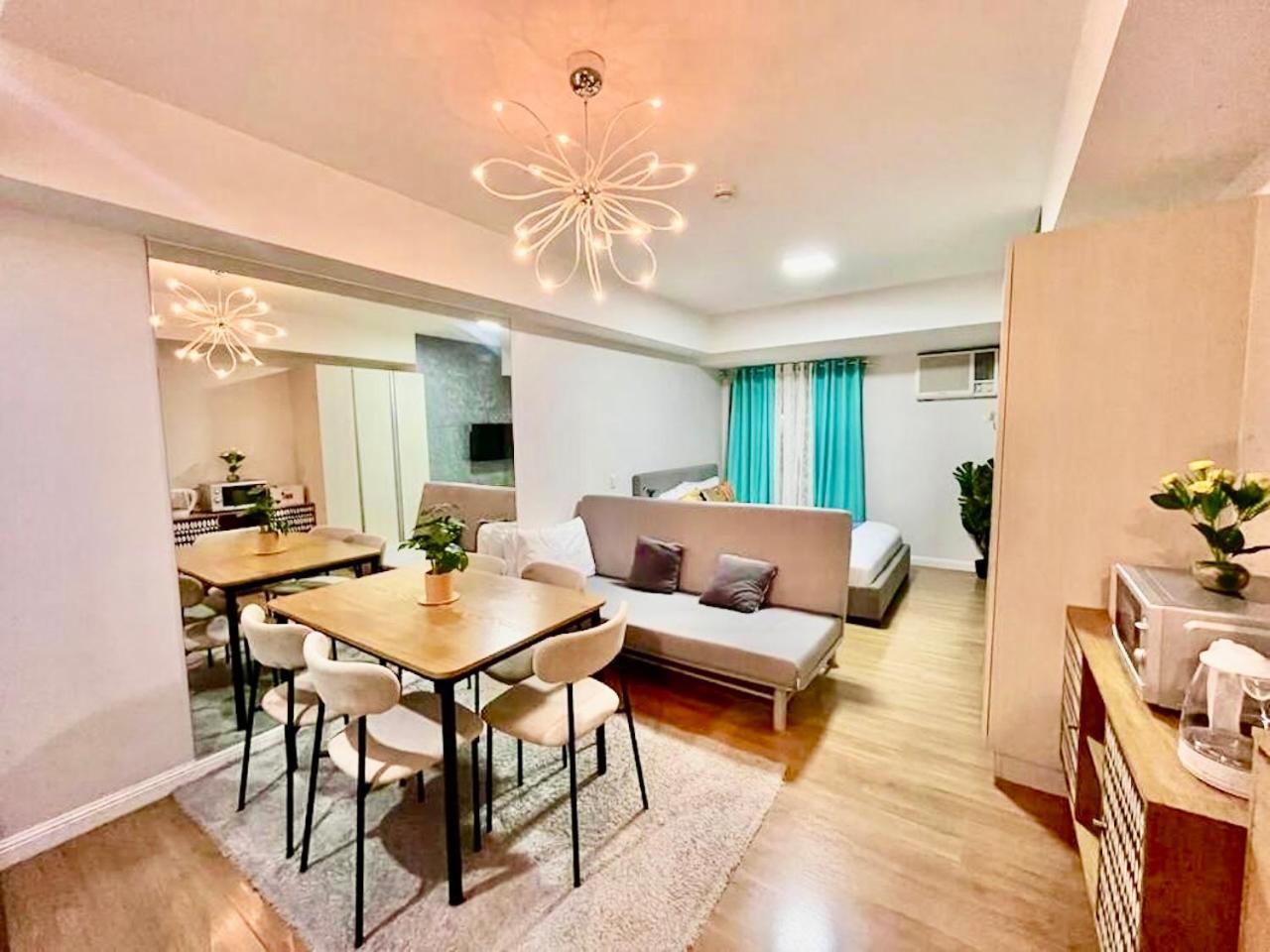Abreeza Studio Suite 2321 - Pool, Wifi, City View, Washer, Ac, Netflix, Mall ダバオ　シティ エクステリア 写真